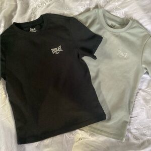 2 EVERLAST Kids' Black and Gray T-Shirts Set 5/6